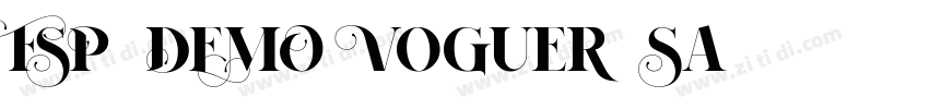 FSP DEMO Voguer Sa字体转换 FSP DEMO Voguer Sa字体转换